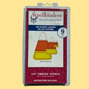 Spellbinders Shapeabilities Dies - Nested Candy Corn
